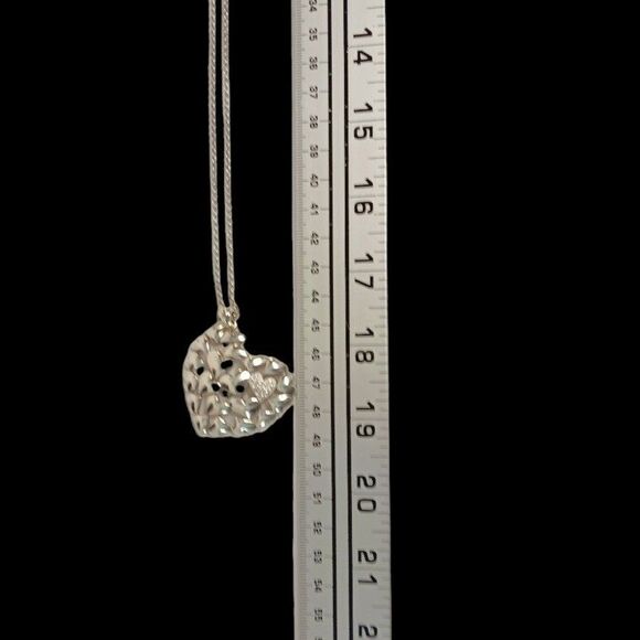 Brighton Large Heart Pendant Necklace Multiple Hearts Small Rhinestone Heart 18" - Picture 16 of 16